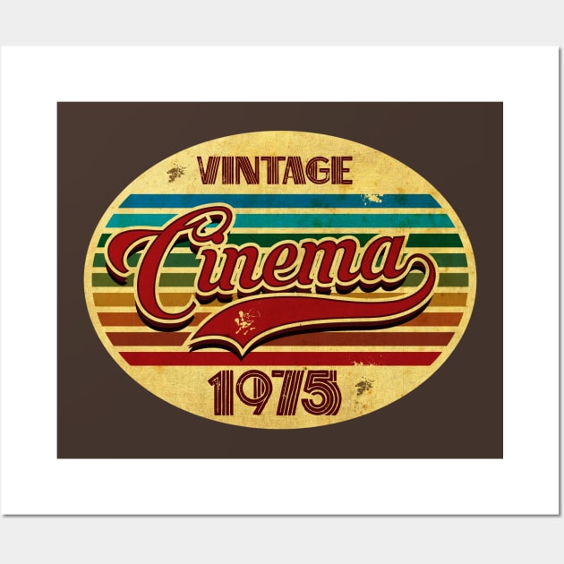 Vintage Cinema 1975 Wall Art by CTShirts